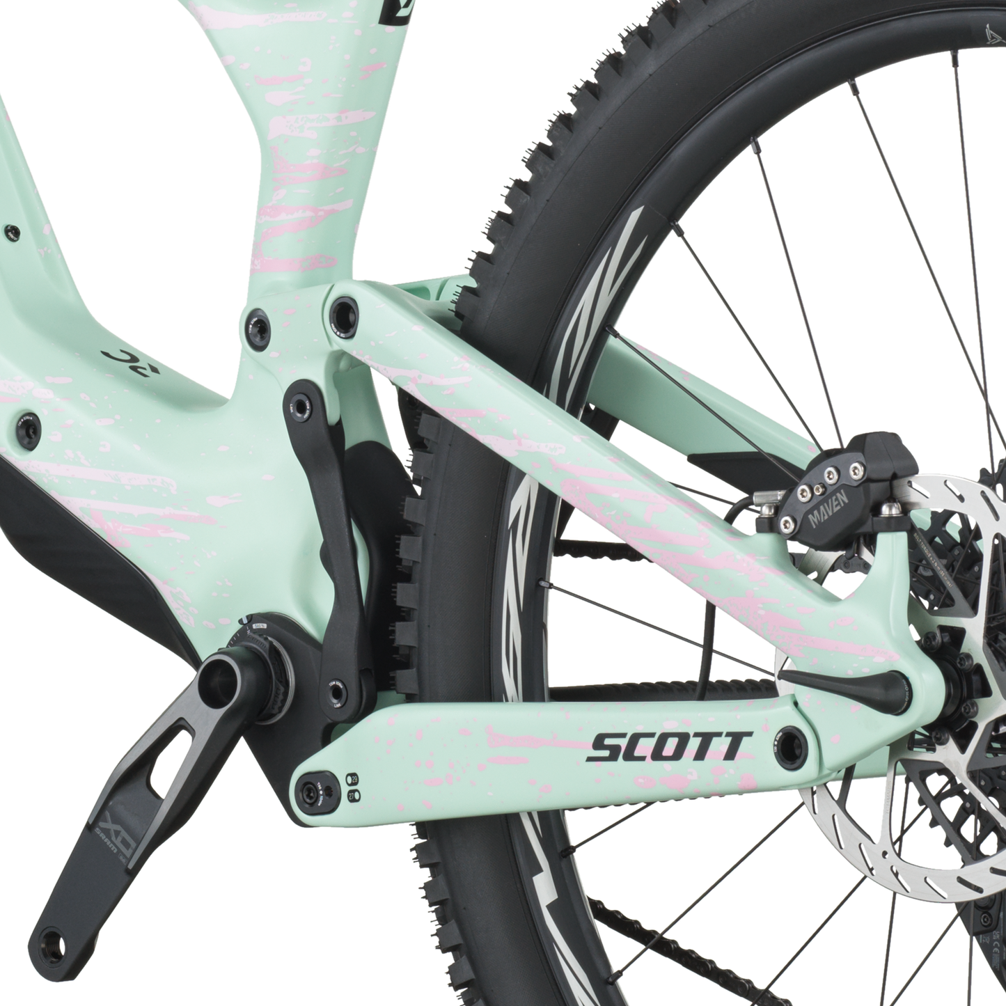 Scott Ransom 900 Rc Carbon downhill Mountain Bike free pedals
