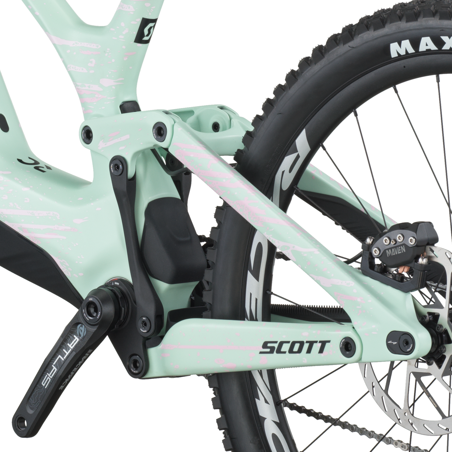 Scott Gambler RC Carbon Downhill Mountain Bike free pedals