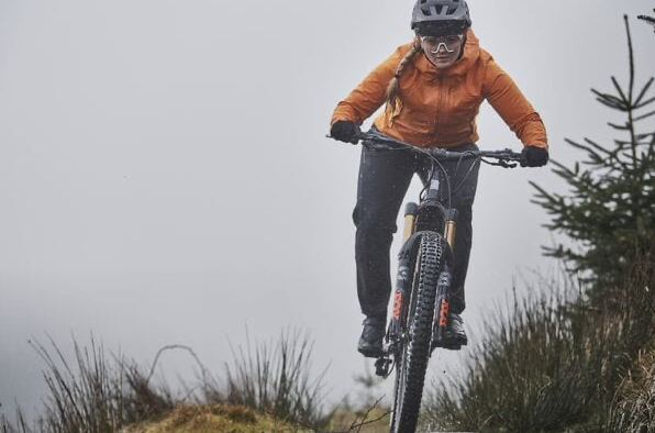 DTE 3-Layer Women's Waterproof Mountain Bike Jacket