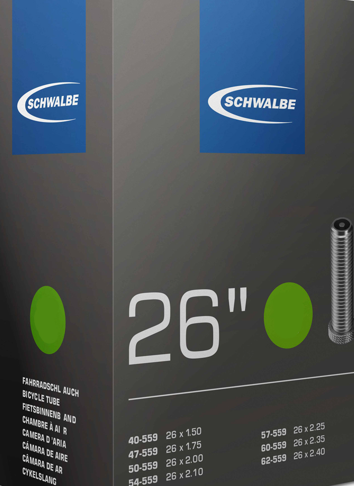 Schwalbe AV13 - 26 x 1.50 / 2.50'' - Presta - 40mm Moutain Bike Tube