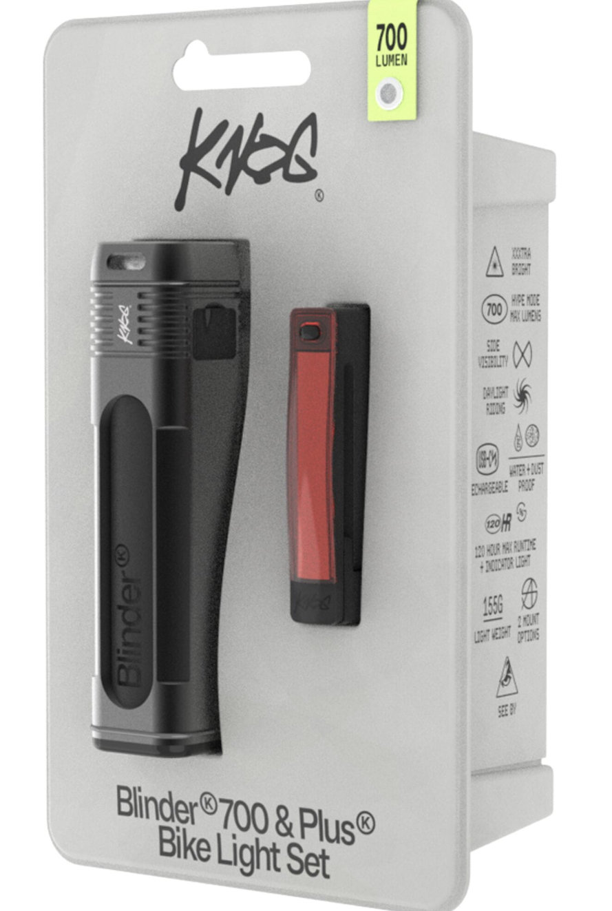 KNOG Blinder Pro 700 Front Light + Plus Rear Light