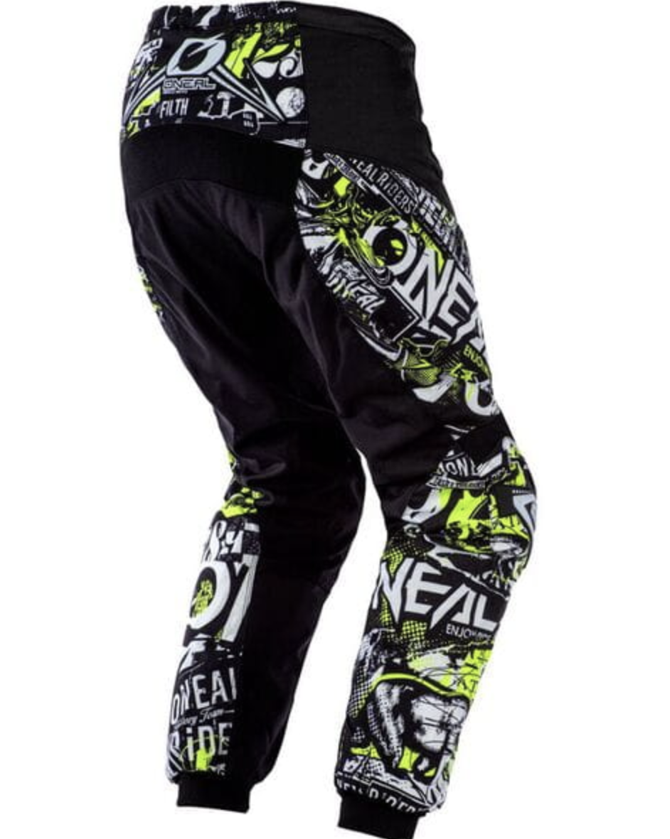 Oneal ELEMENT Youth Pants ATTACK blk/yel 24