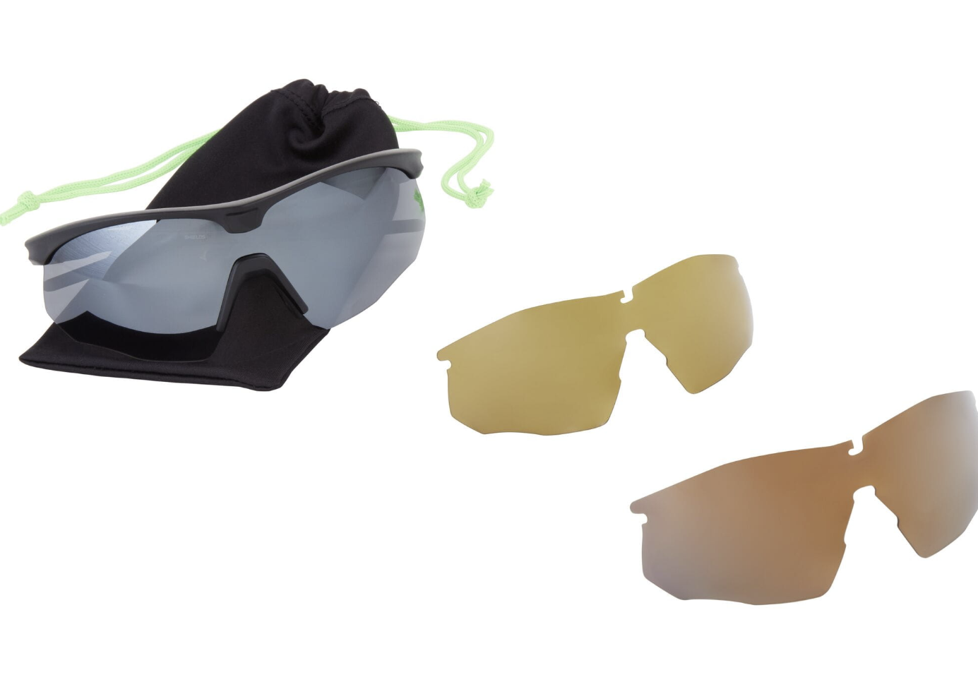 Madison Shields Matt Black Sunglasses- 3 Polarised Lens Pack