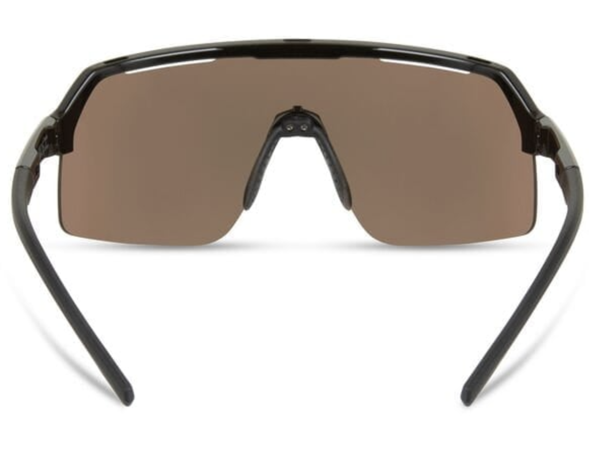 Madison Crypto Air Gloss Black Sunglasses - Bronze Mirror Lens
