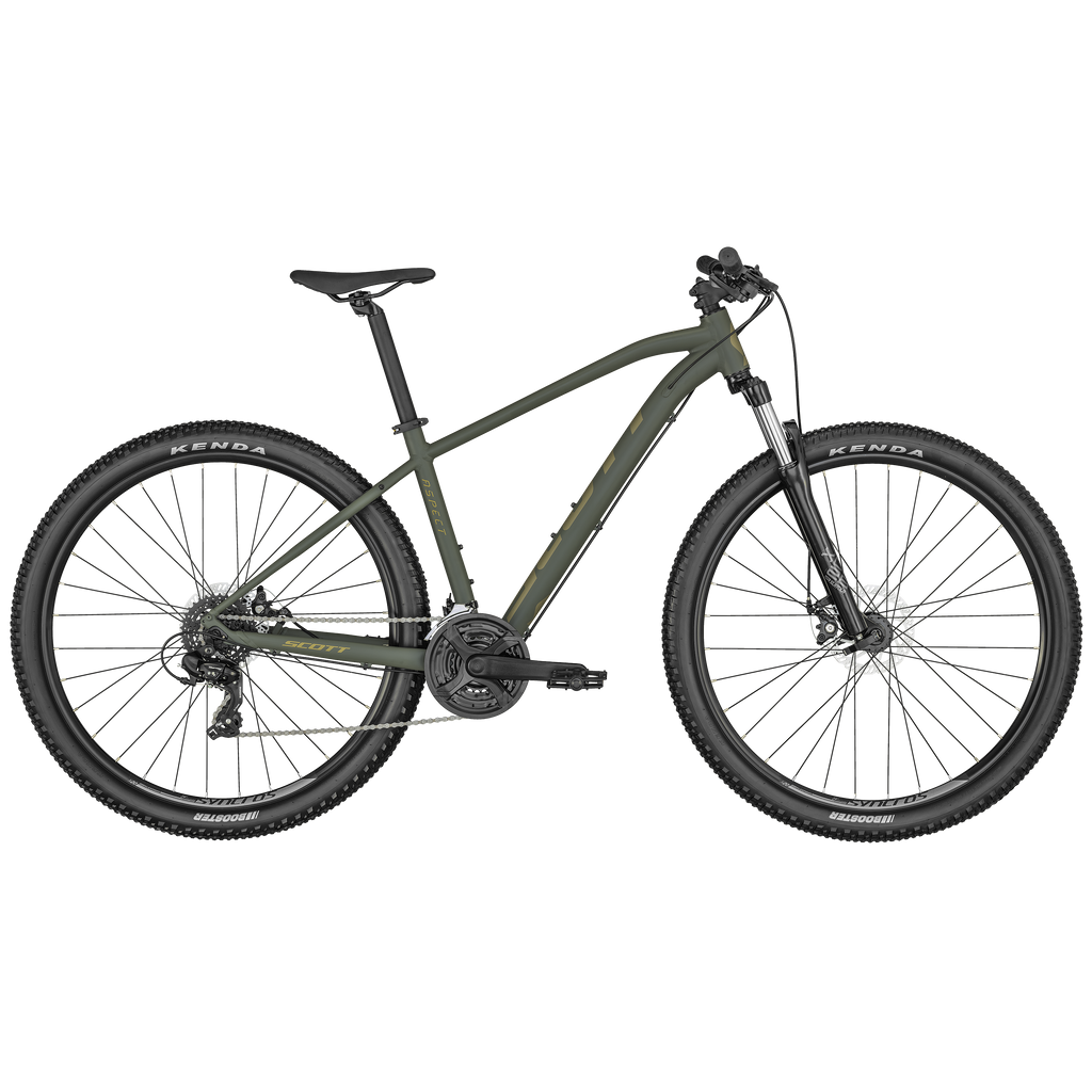 Black and green scott mountain bike sales