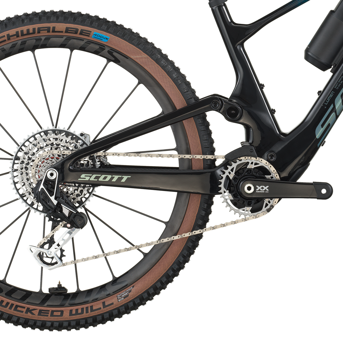Scott Lumen Eride 900 SL down-country Bike Free Pedals