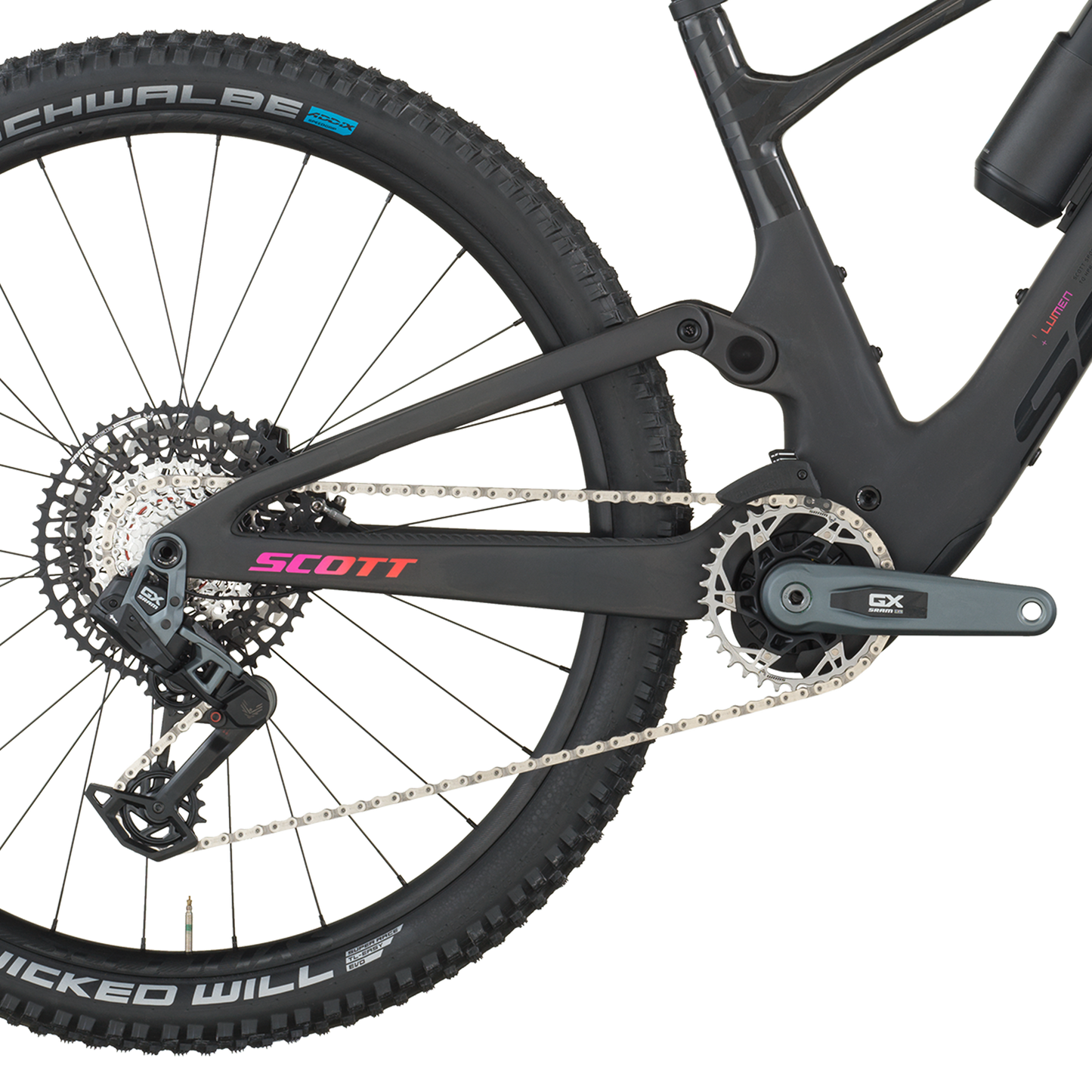 Scott Lumen Eride 900  downcountry trail  Mountain E-Bike free pedals