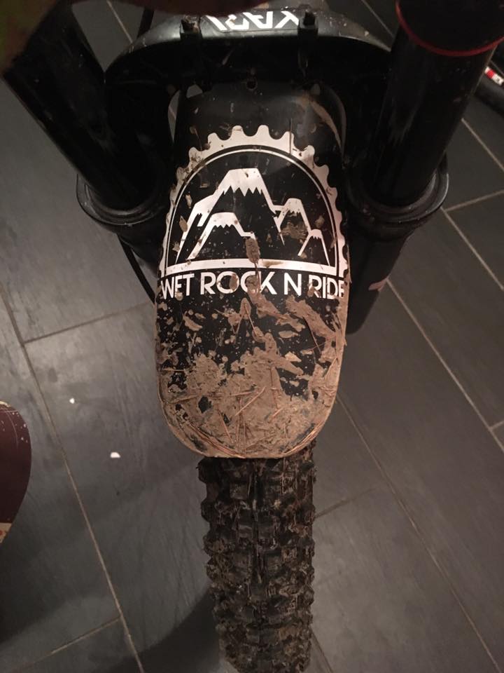 Wetrocknride Squad Front Mudguard black