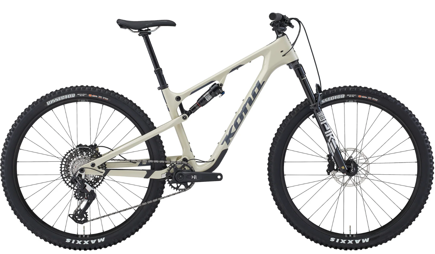 KONA Hei Hei CR G10 - Full Suspension Mountain Bike free pedals
