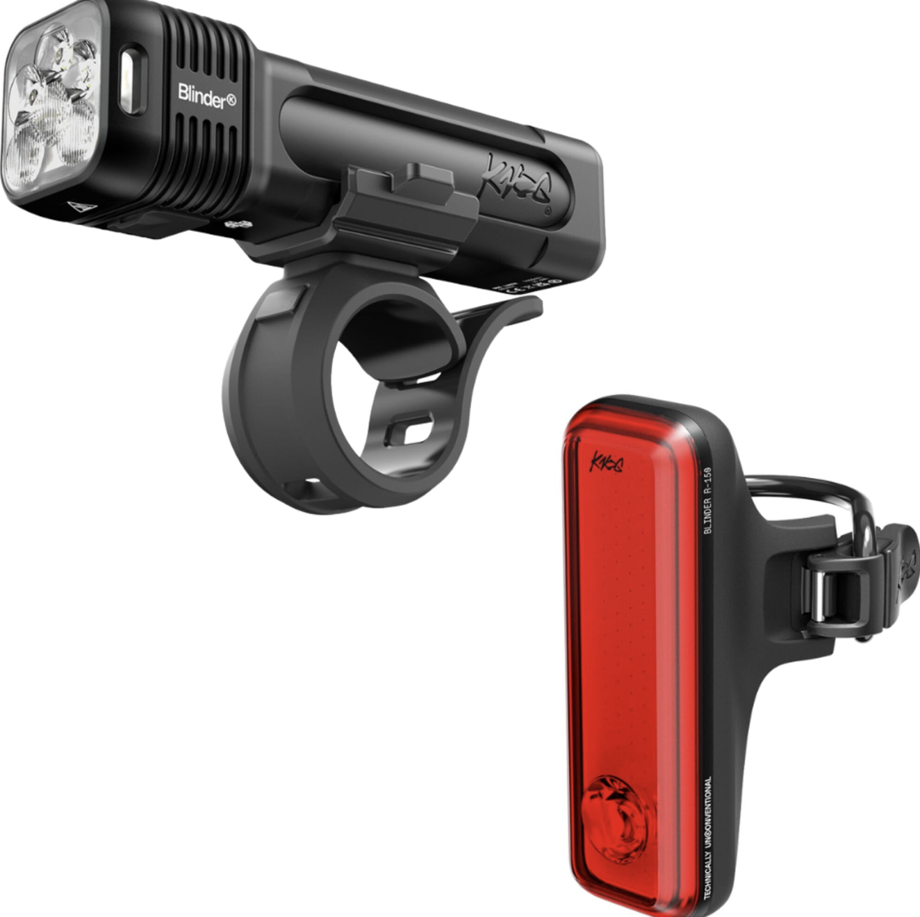 Knog Blinder Pro 1400 Front Light + R150 Rear Bike Light