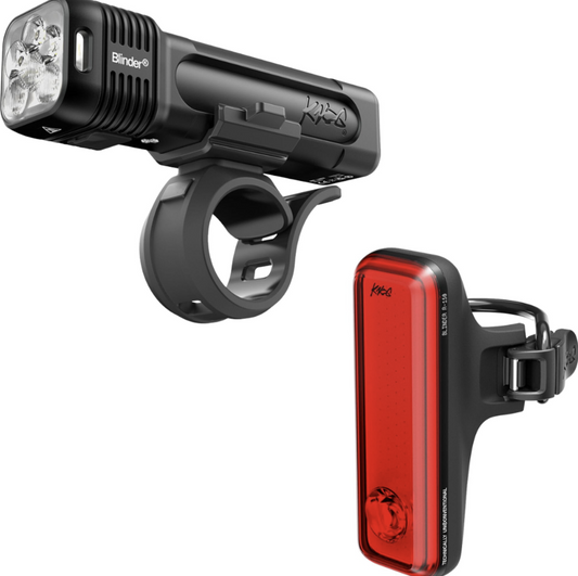 Knog Blinder Pro 1400 Front Light + R150 Rear Bike Light