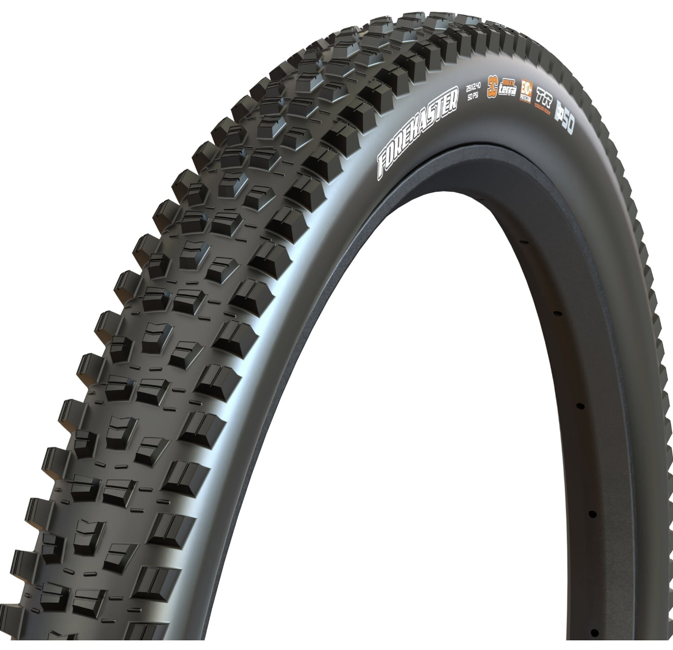 Maxxis Forekaster E-50 27.5x2.40WT 60 TPI Folding MaxxTerra EXO+ Tubeless Tyre