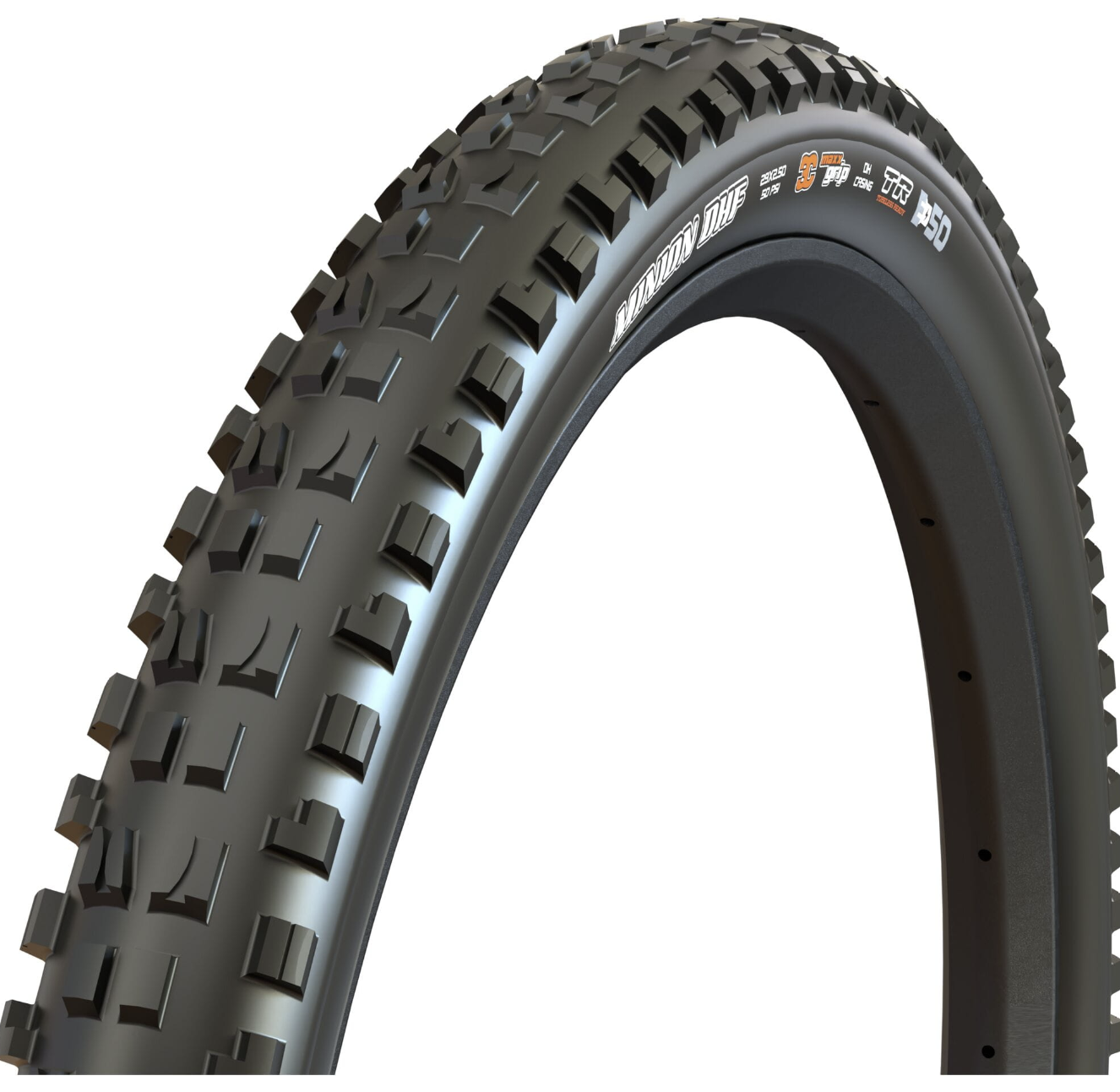 Maxxis Minion DHF E-50 29x2.50WT 60x2 TPI Folding MaxxGrip Downhill Tubeless Tyre