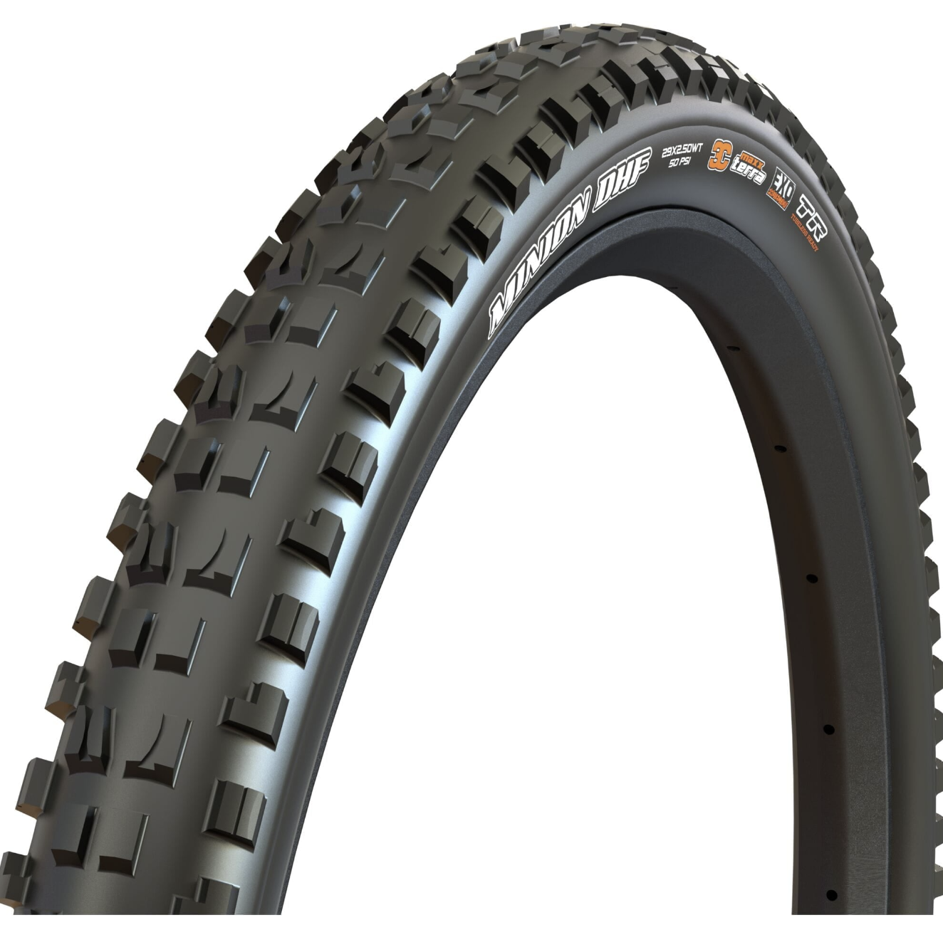 Maxxis Minion DHF Downhill 29x2.50WT 60x2 TPI Folding 3C MaxxGrip Tubeless Tyre