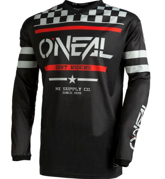 Oneal ELEMENT Youth Jersey SQUADRON V.22 black/gray L