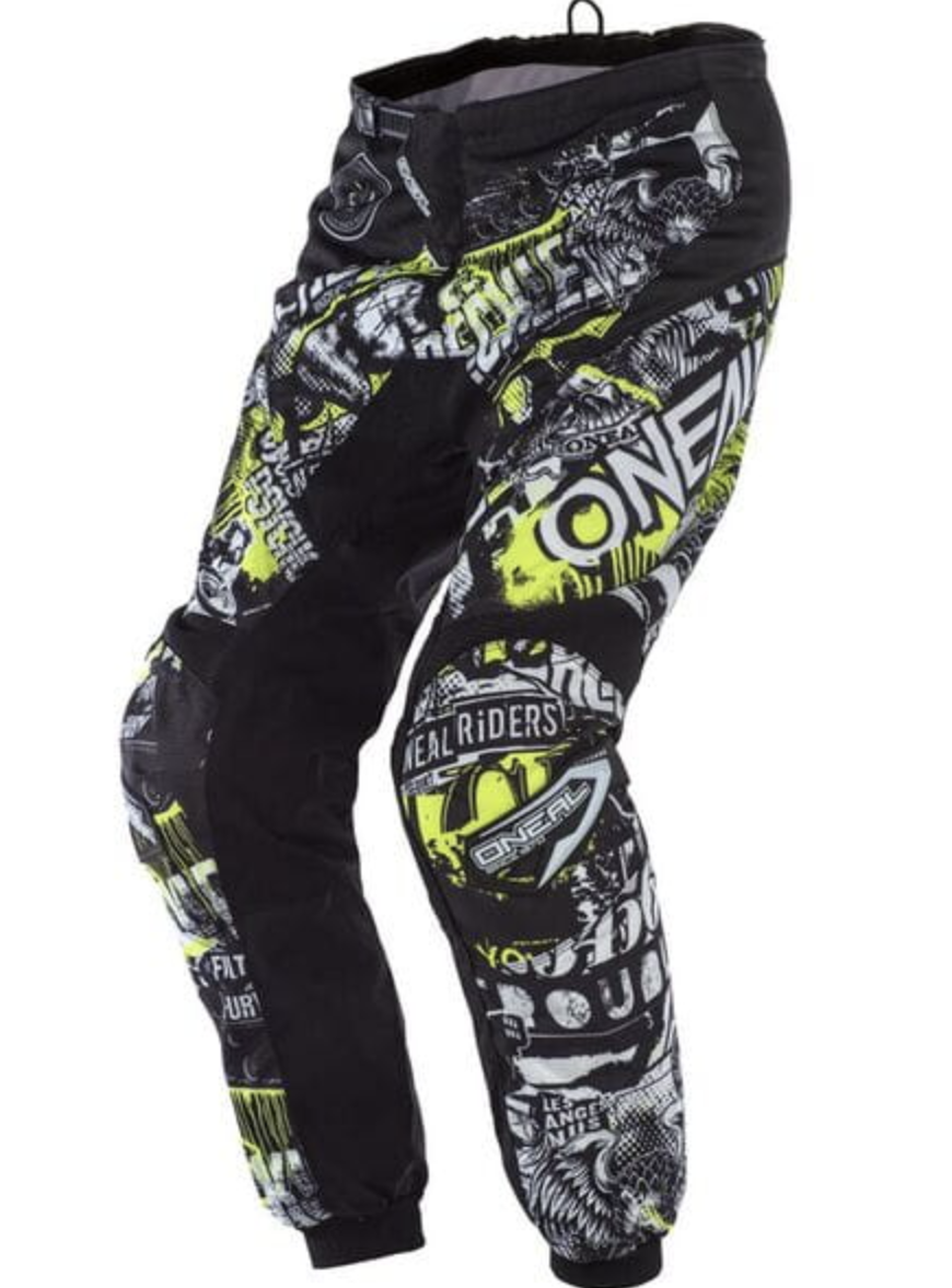 Oneal ELEMENT Youth Pants ATTACK blk/yel 28