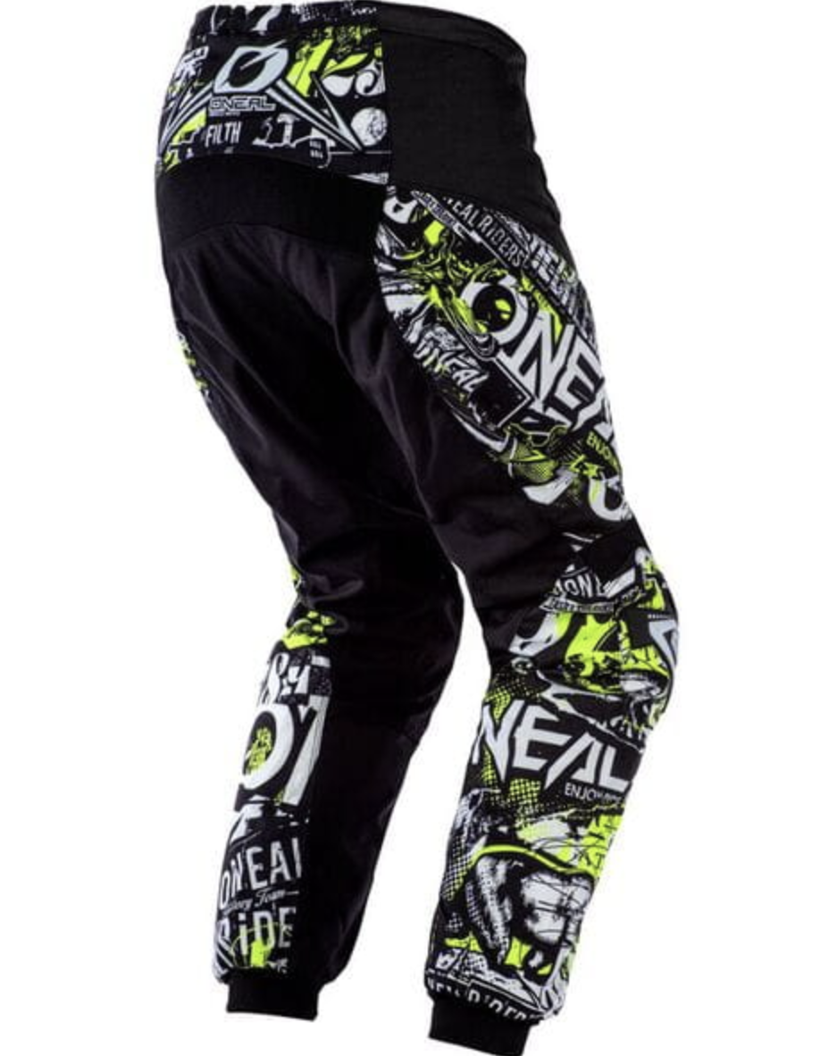 Oneal ELEMENT Youth Pants ATTACK blk/yel 28