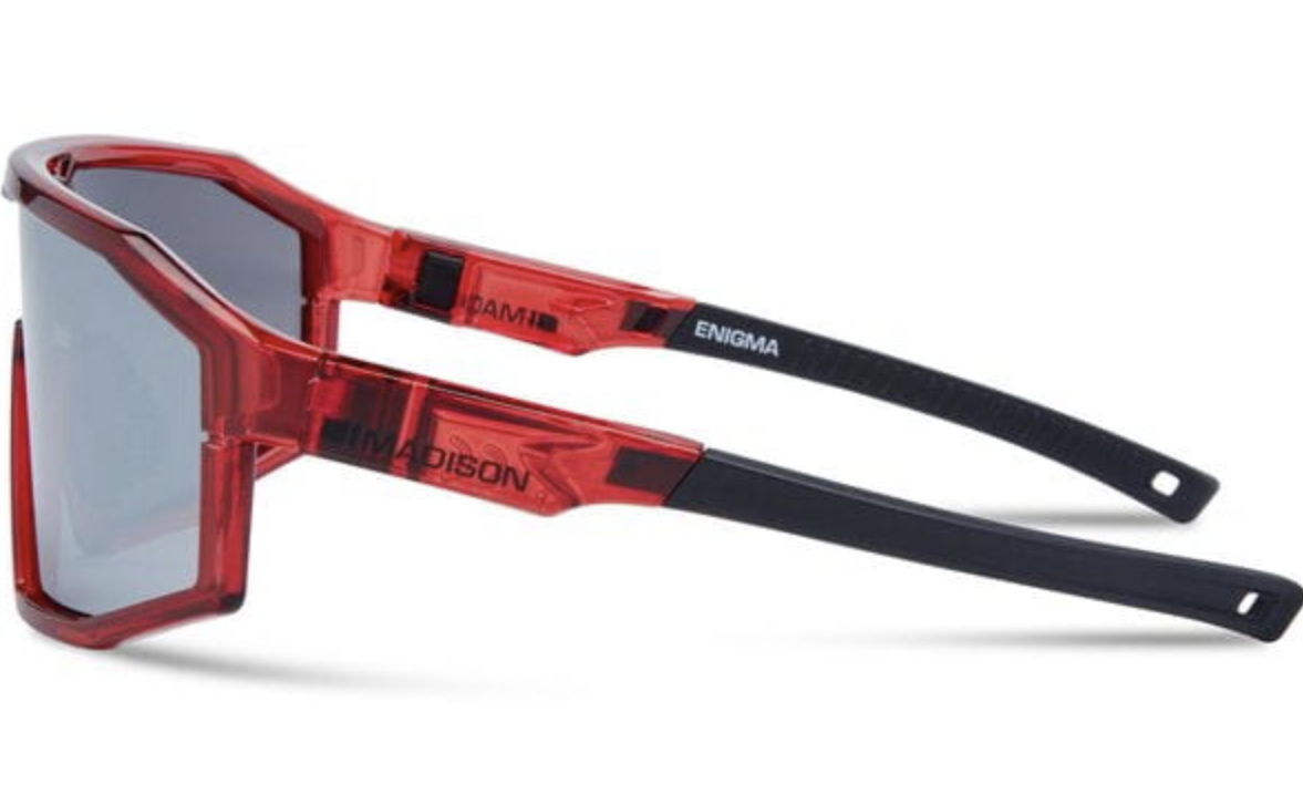 Madison Enigma Crystal Gloss Red Sunglasses - 3 Lens Pack