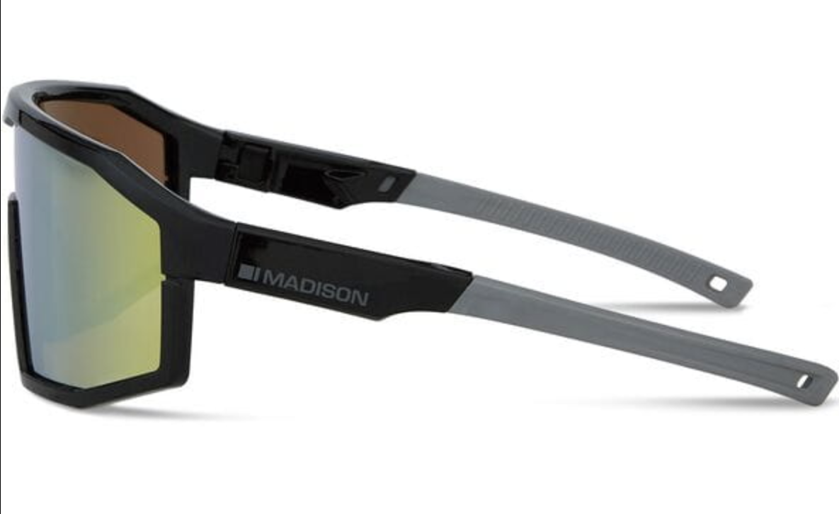 Madison Enigma Gloss Black Mountain Bike Sunglasses