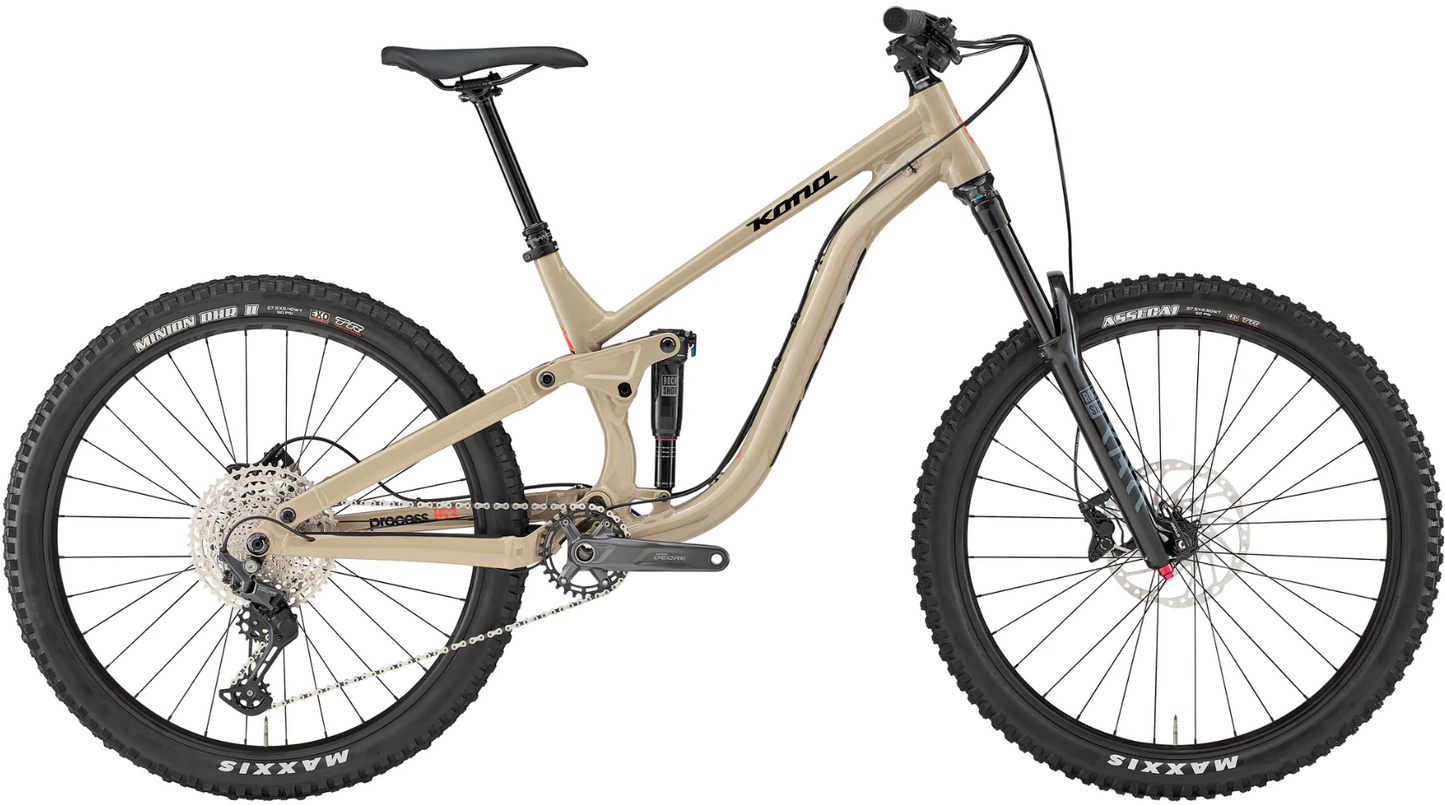 Kona Process G2- 153 27.5" Full Suspension Mountain Bike free pedals