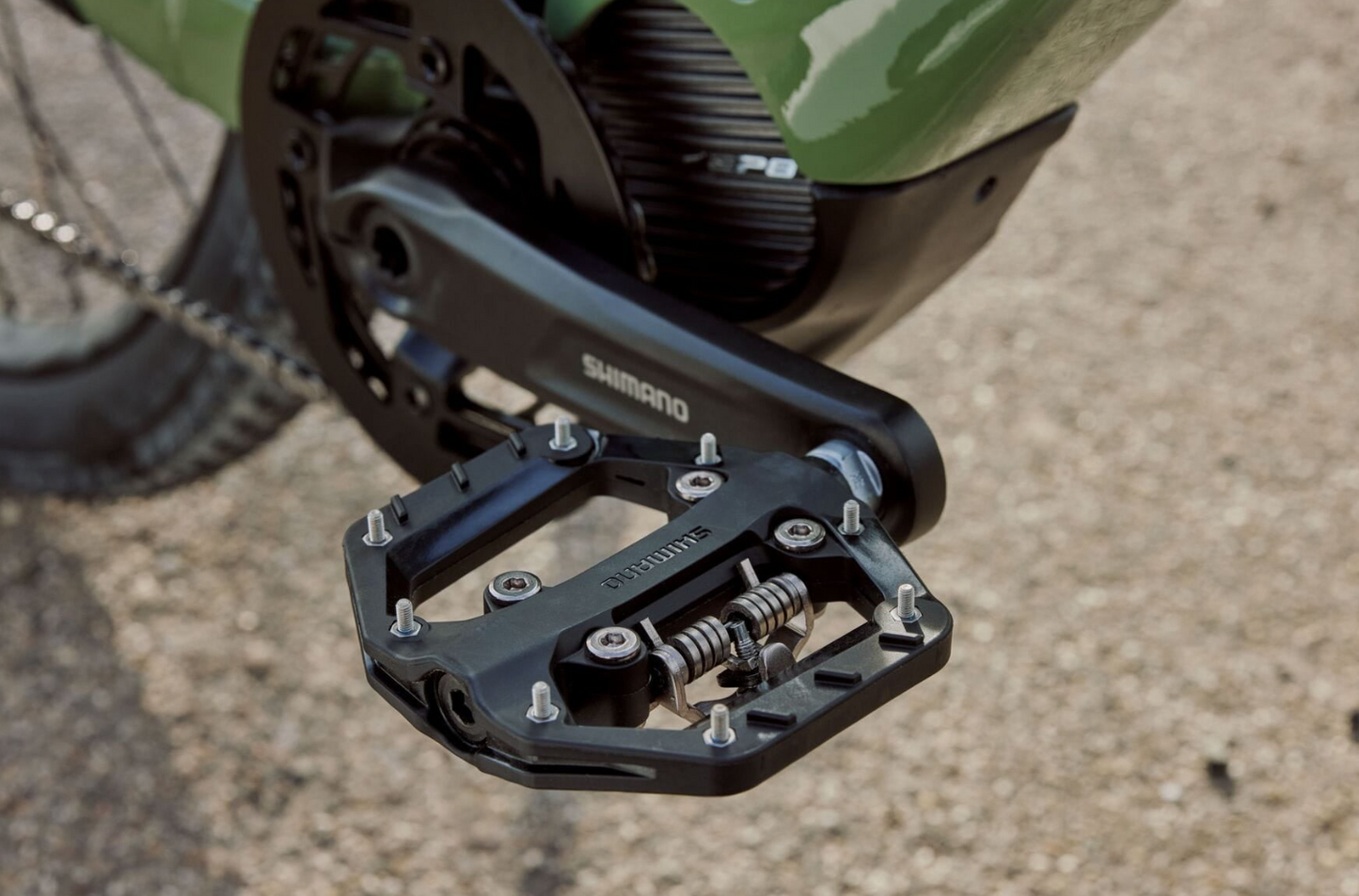 Shimano PD-EH510 SPD/flat pedals - one-sided mechanism