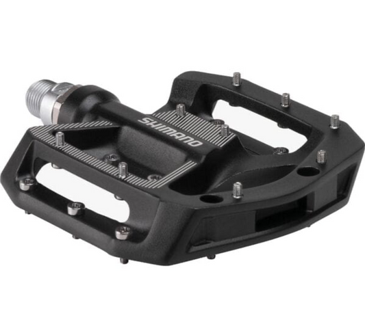 Shimano PD-GR500 MTB flat pedals, black