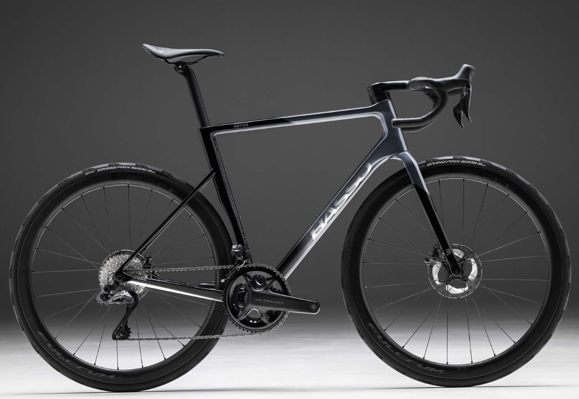Basso Astra Ultegra Di2 Cosmic S Cobalt Grey Road Bike Free Pedals