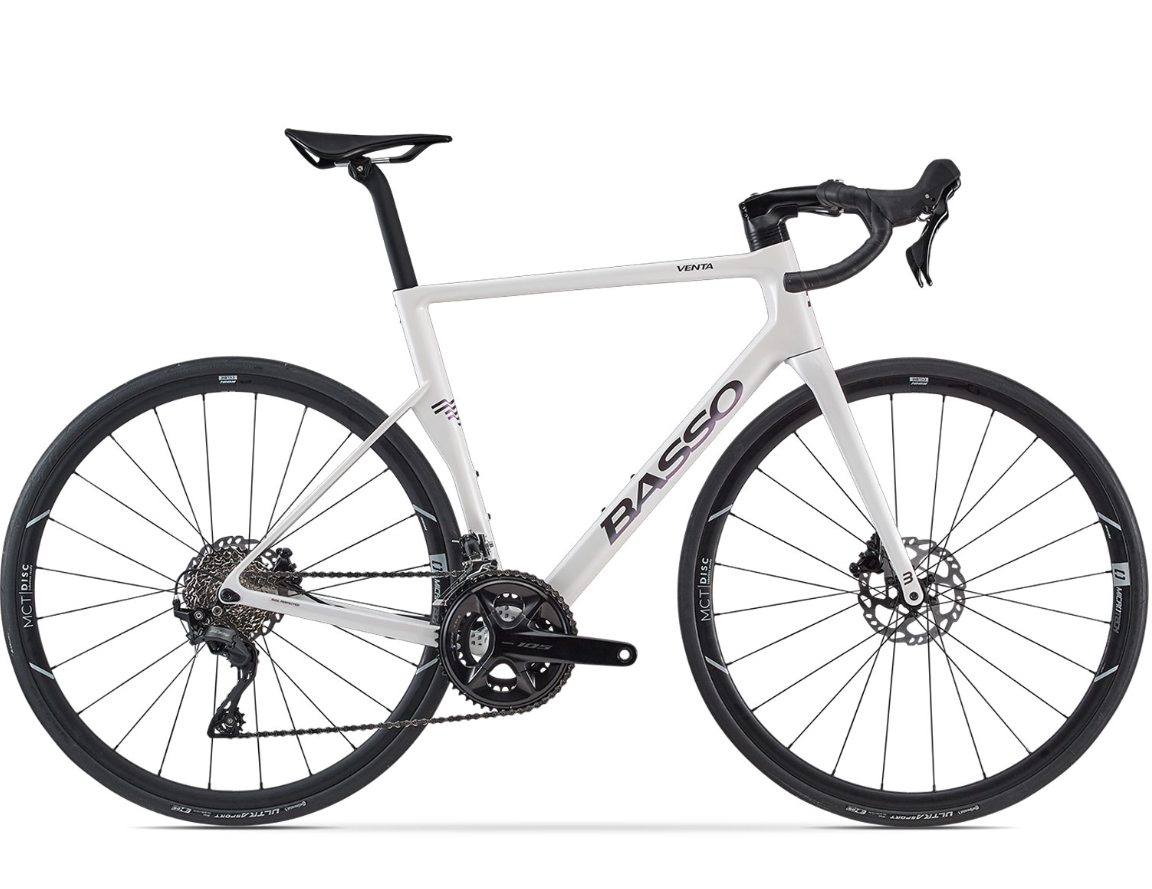 Basso Venta R 105 12x Microtech Pearl White Road Bike