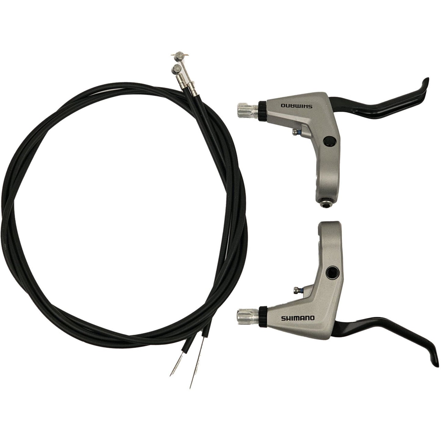 BL-T4000 Alivio 2-finger brake levers for V-brakes - silver