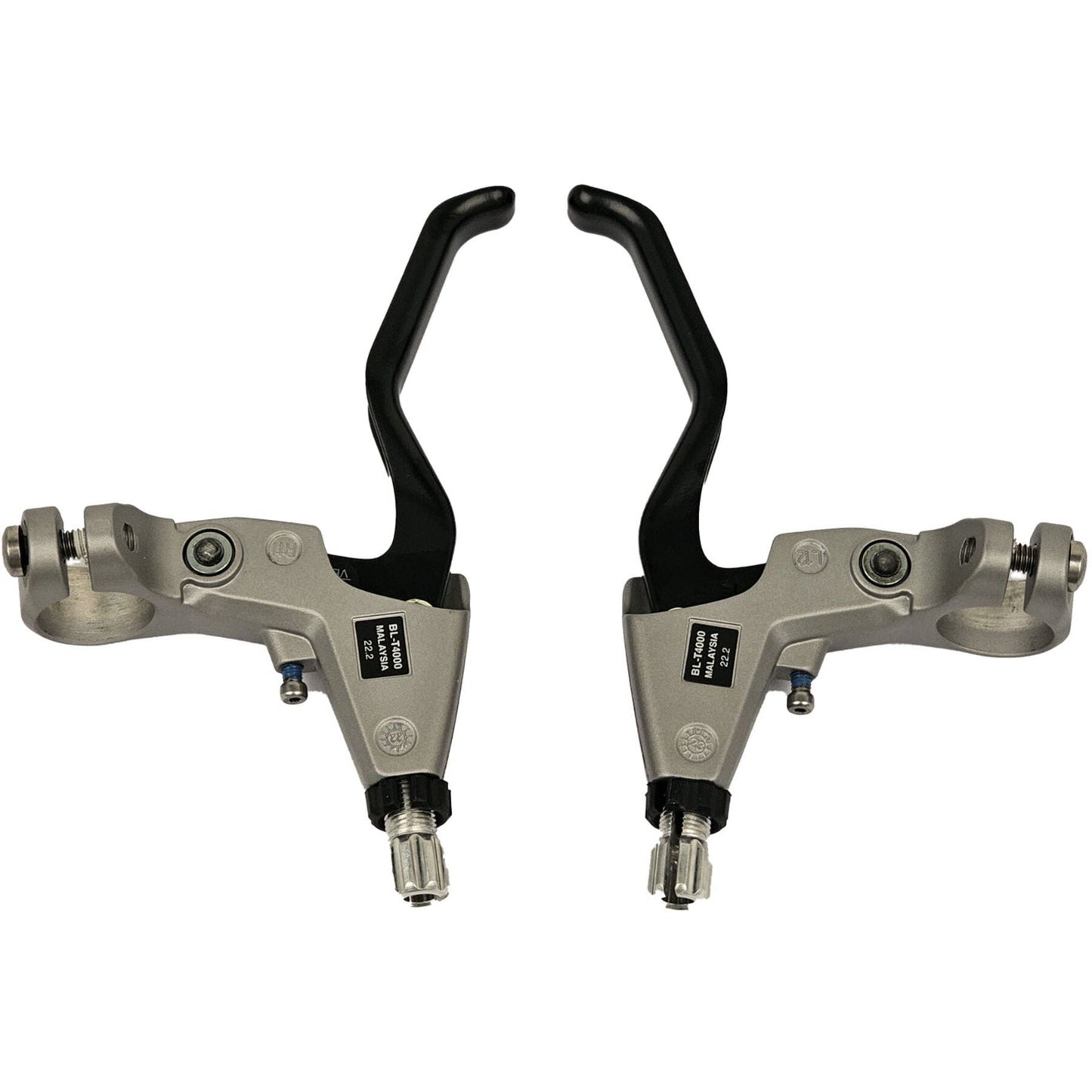 BL-T4000 Alivio 2-finger brake levers for V-brakes - silver